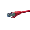 Cabo de rede DSIT CAT 6a S/FTP LSOH 3 m vermelho
