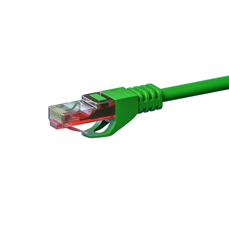 Cabo de rede DSIT CAT6 U/UTP, 10 m, verde, 100% cobre (DC-63-100)
