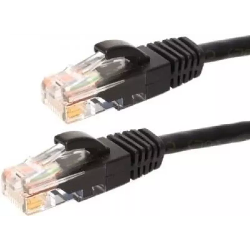Cabo de rede DSIT CAT6 U/UTP, 50 m, preto, 100% cobre (DC-60-500)