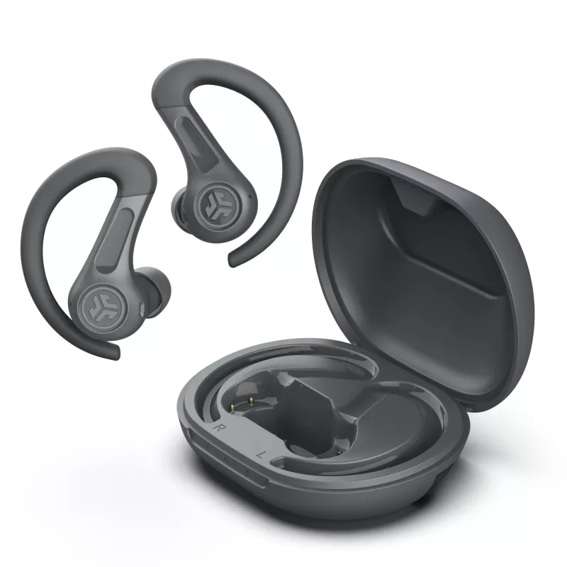 Auscultadores True Wireless JLab JBuds Sport ANC grafite Hybrid Active Noise Cancellation 60+ horas