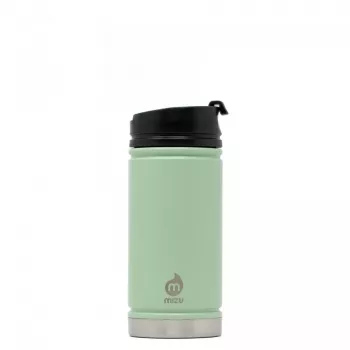 Caneca de aço inoxidável com isolamento a vácuo Mizu V5 450ml tampa para café Seeglas