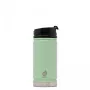 Caneca de aço inoxidável com isolamento a vácuo Mizu V5 450ml tampa para café Seeglas