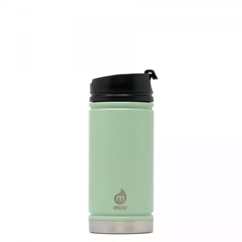 Caneca de aço inoxidável com isolamento a vácuo Mizu V5 450ml tampa para café Seeglas