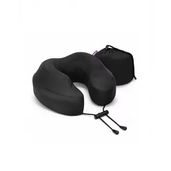 Almofada de viagem para o pescoço Cabeau Evolution Plus preto