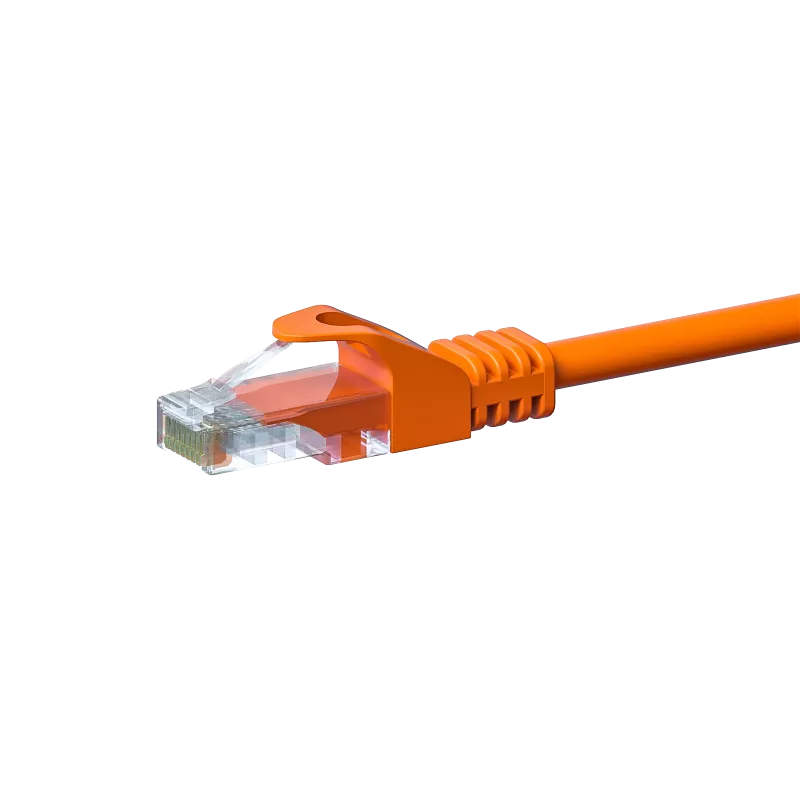 DSIT cabo de rede patch CAT 5e U/UTP, 0,25 m, laranja, CCA, RJ45 (DC-C56-002)