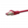DSIT CAT 6 Cabo de rede LSOH - S/FTP - 3 Metros - Vermelho (DC-S65-030)