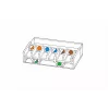 DSIT UTP RJ45 CAT6a ficha de rede para cabos de condutor sólido, 10 peças