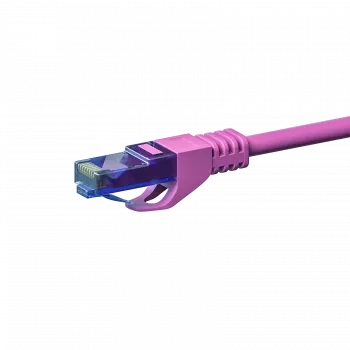 Cabo de patch de rede DSIT CAT6a U/UTP 100% cobre, 3m, rosa