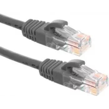 Cabo de patch DSIT CAT6a U/UTP 100% cobre, 5m, cinzento, RJ45, 10Gbps, 500MHz