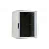 DSIT DS6604W armário de servidor de parede 4U com porta de vidro, 600 x 600 x 280 mm, branco