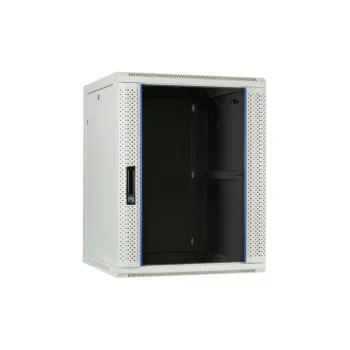 DSIT DS6604W armário de servidor de parede 4U com porta de vidro, 600 x 600 x 280 mm, branco