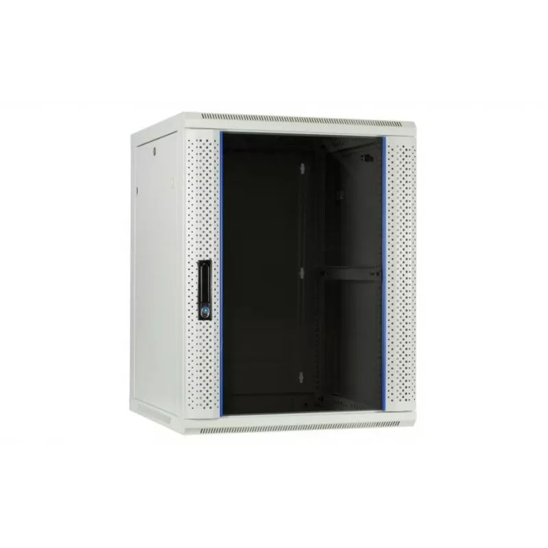 DSIT DS6604W armário de servidor de parede 4U com porta de vidro, 600 x 600 x 280 mm, branco