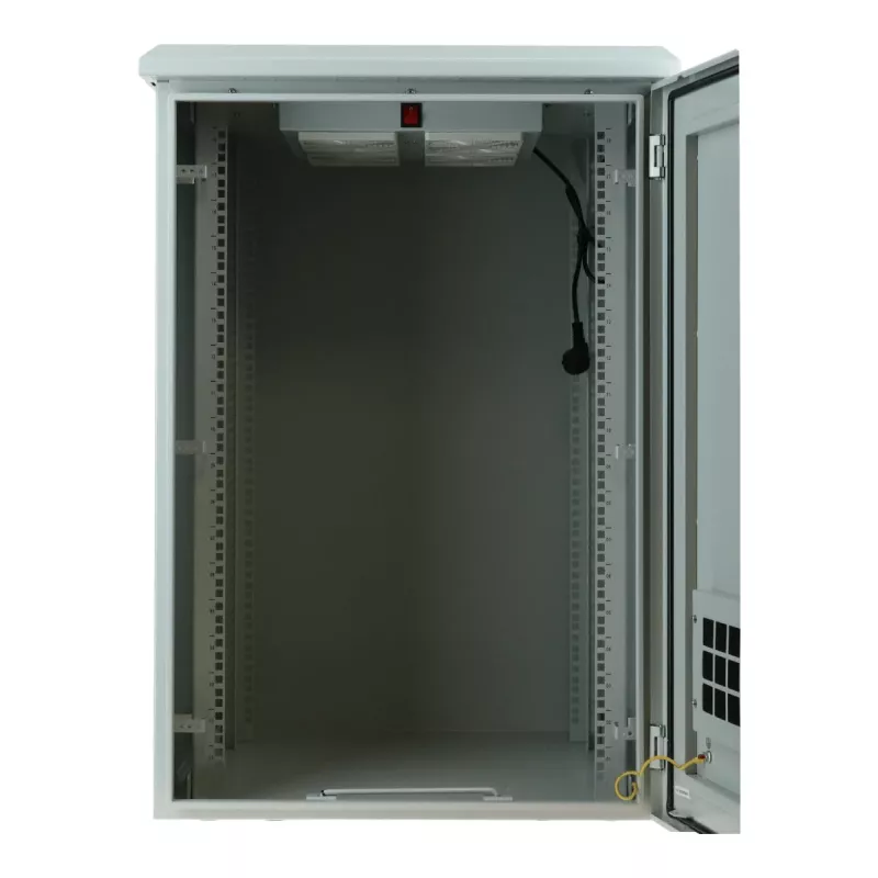 DSIT DS6618-WAND-OUT armário de servidor de parede outdoor de 19 polegadas IP55, 18U, 600x600x900 mm