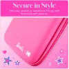 Kodak x Barbie estojo de proteção EVA com alça removível e bolsa de rede para Printomatic e Step Slim, rosa (RODBCEPK)