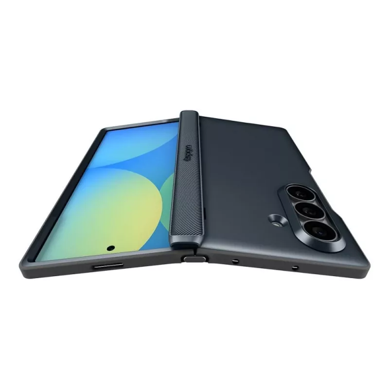 Capa SPIGEN Slim Armor Pro MagSafe para Samsung Galaxy Z Fold 8 Ultra - Metal Slate