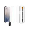 Película de vidro temperado Spigen Glas.tR EZ Fit Pro AC pack de 2 para Samsung Galaxy S26 FE - transparente, dureza 9H, moldura de alinhamento automático