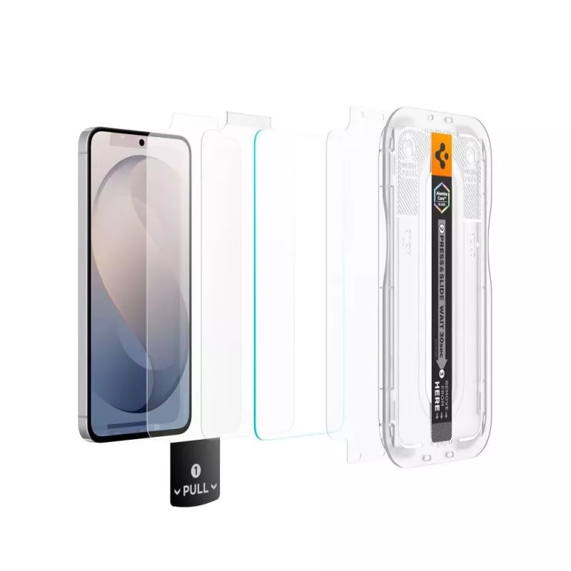 Película de vidro temperado Spigen Glas.tR EZ Fit Pro AC HD para Samsung Galaxy S26 FE - transparente