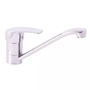 Misturadora monocomando para cozinha DVT005.5, cromado polido, bica orientável