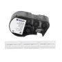 Etiqueta de poliéster ultra-agressiva BRADY M4-124-490 B-488 em rolo para BMP41/BMP51/BMP53/M511, branco, 38,1 mm x 4,87 m