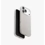 Estojo de carregamento UNIQ Lino MagClick para iPhone 17 Pro Max - cinzento-claro