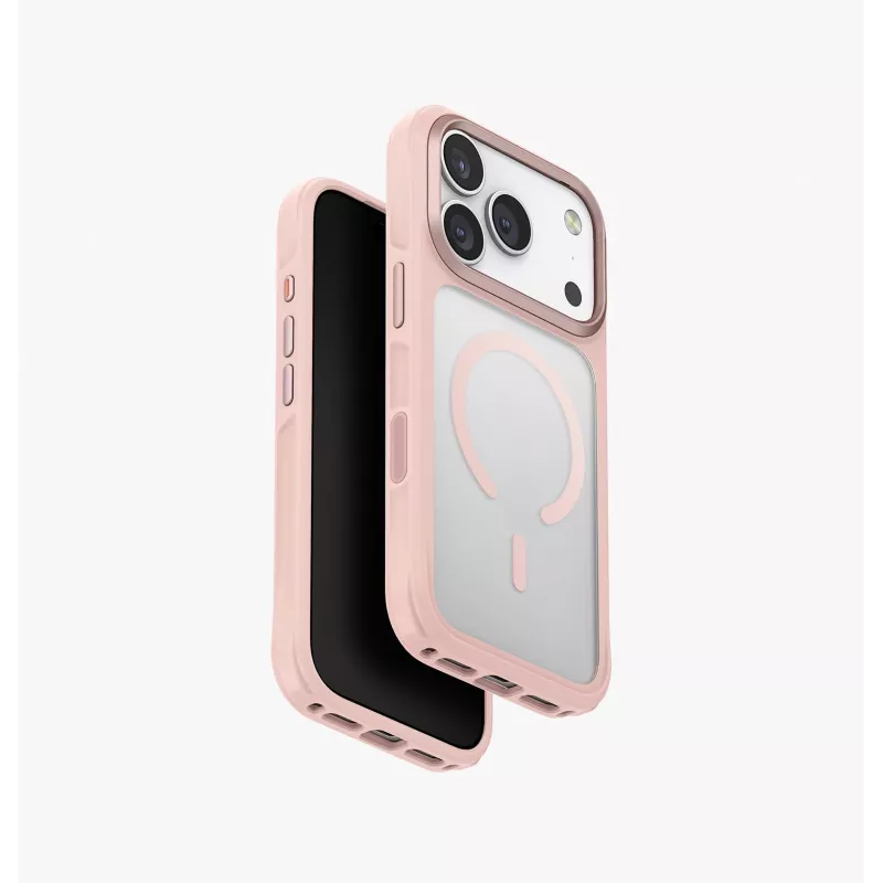 Estojo de carregamento UNIQ Veren MagClick para iPhone 17 Pro - laranja