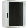 Armário de servidor de parede DSIT 15U com porta de vidro, Branco, 600x450x770 mm (DS6415W)