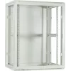 Armário de servidor de parede DSIT 15U com porta de vidro, Branco, 600x450x770 mm (DS6415W)