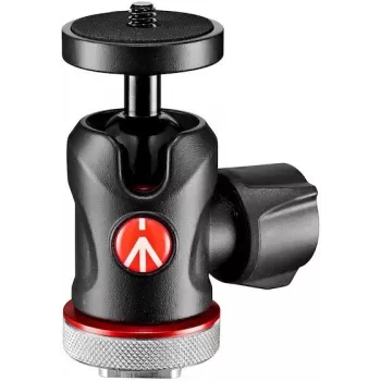 Cabeça de esfera Manfrotto MH492LCD-BH para sapata de flash de câmara, Preto