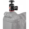 Cabeça de esfera Manfrotto MH492LCD-BH para sapata de flash de câmara, Preto