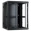 DSIT DS6615-DOUBLE armário de servidor de parede reversível com porta de vidro, 600 mm de largura