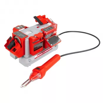 Afia-lâminas multifunções HOLZMANN MASCHINEN MSG2021 230V para brocas, facas, tesouras e formões – 95 W, disco com revestimento de diamante, ângulo ajustável