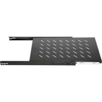 Prateleira de rack extensível DSIT DS-UH100 1U 930mm de profundidade 18kg de carga Preto