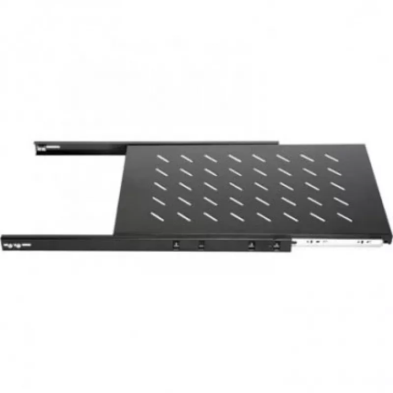 Prateleira de rack extensível DSIT DS-UH100 1U 930mm de profundidade 18kg de carga Preto