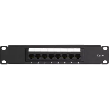 Patch panel UTP CAT 6 DSIT DS-10Patch6-8UTP 10 polegadas 8 portas