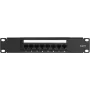 Patch panel UTP CAT 6 DSIT DS-10Patch6-8UTP 10 polegadas 8 portas