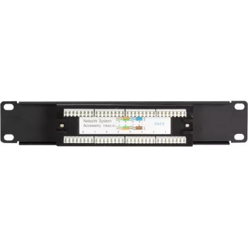 Patch panel UTP CAT 6 DSIT DS-10Patch6-8UTP 10 polegadas 8 portas