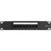 Patch panel UTP CAT 6 DSIT DS-10Patch6-8UTP 10 polegadas 8 portas