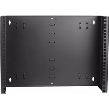 Estrutura de parede fixa DSIT 8U 19 polegadas, 180 mm de profundidade, Preto (DS-WMB8-S)