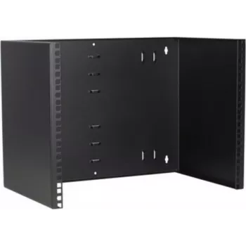 Armário rack de parede fixo DSIT DS-WMB8-M 8U 19 polegadas, 300 mm de profundidade, Preto