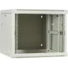 Armário de servidor de parede DSIT DS6609W 9U com porta de vidro, 600x600x500 mm, Preto