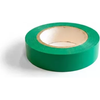 Fita isoladora de PVC DSIT DC-Tape-Green 19mm x 10m verde