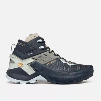 Sapatos de caminhada impermeáveis Garmont 9.81 Onyx Mid GTX para homem - Nights Blue/Plein Blue, tamanho 42.5
