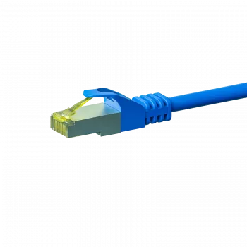 Cabo de rede DSIT Cat.7 S/FTP PiMF RJ45, 0,25 m, azul