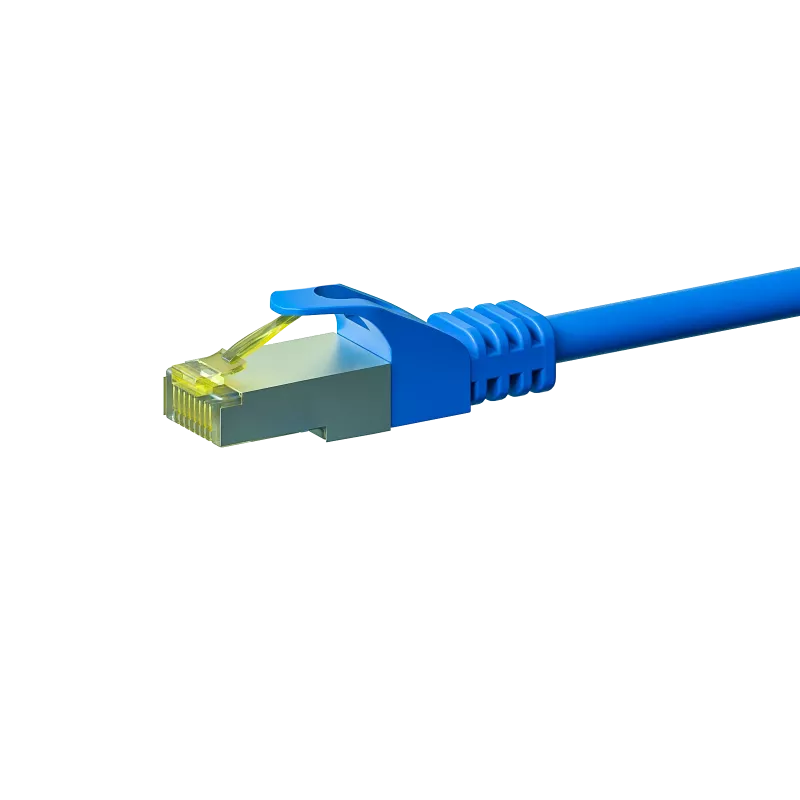 Cabo de rede DSIT Cat.7 S/FTP PiMF RJ45, 0,25 m, azul