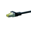 Cabo de rede DSIT RJ45 S/FTP (PiMF) com cabo bruto Cat.7, preto, 15m (DC-70-150)