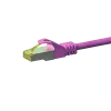 Cabo de rede DSIT Cat.7 S/FTP (PiMF) RJ45, rosa, 15m
