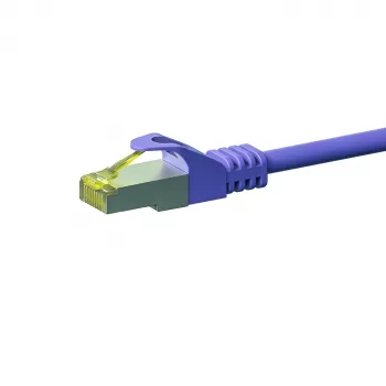 Cabo de rede DSIT Cat.7 S/FTP PiMF RJ45, violeta, 30 m