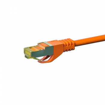 Cabo de rede DSIT Cat.7 S/FTP PiMF RJ45, 50m, laranja