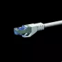 Cabo de rede DSIT CAT 6a S/FTP LSOH, 0,25 m, branco