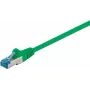 Cabo de rede DSIT CAT 6a S/FTP LSOH, 0,25 m, verde